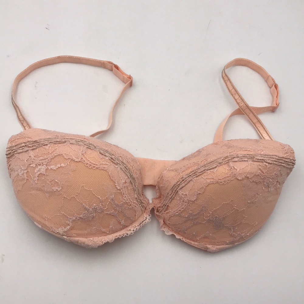 NWOT La Perla Baronessa Micro Chain Push Up Bra